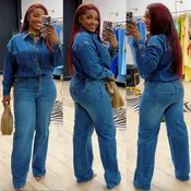 DIANA LIGHT DENIM JUMPER