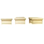 3 Way Pedestal Wall Stencil by The Mad Stencilist