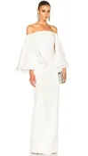 Houghton NYC By Katherine Polk Gamila Silk Wedding Dress Off Shoulder NWT Size 4 - $1100 (66% Off Retail) New With Tags - From Samantha