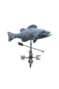 2D Fish, Copper Patina Finish