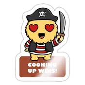 Cooking Up Wins! Meep Vinyl Sticker