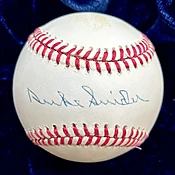Duke Snider Signed Official National League Baseball. PSA — The Bullpen Sports Collectibles
