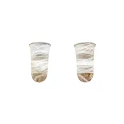 A Pair of Classic Alabaster Wall Sconces