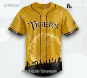 2025 The Lord Of The Rings X Detroit Tigers Limited Edition Baseball Jersey