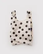Baby Baggu - Cream and Black Polka Dot