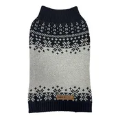 Eddie Bauer Whitman Fair Isle Sweater, Gray/Black