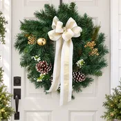 Golden Jingle Bell Wreath