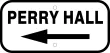 .6" x 12" Aluminum Sign