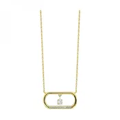 10K Yellow Gold Diamond Pendant