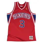 Allen Iverson Philadelphia 76ers Mitchell & Ness Hardwood Classics Swingman Jersey - Red