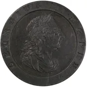 1797SOHO Great Britain 2 Pence, NGC XF45 Brown, KM# 619 — Sam Sloat Coins