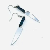 Acrylic Earrings, Murder Doc