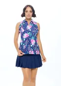 Navy Pleated Athletic Skort – Women's Performance Tennis & Pickleball Skirt