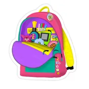 90's Nostalgia Backpack Toys Sticker