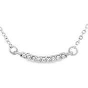 0.05ct Diamond Pendant in 14K White Gold