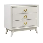 3 Drawer Chest With Brass Rings