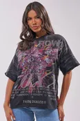 20XX RHINESTONE CANVAS T-SHIRT