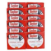 Taylor Ham-Pork Roll THICK Sliced 12 Boxes