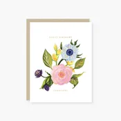 Beautiful Birthday Garden Floral Card