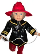 4 PC FIREFIGHTER UNIFORM FOR AMERICAN GIRL DOLL