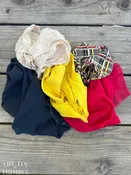 2 Ounces of 100% Pure Silk Scraps - Vintage, New, Hand Dyed Assortment of Silk Weights and Weaves - Great for Collage, Nuno and Wet Felting