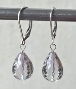 Amethyst Teardrop Earrings