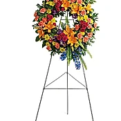 Colorful Serenity Wreath