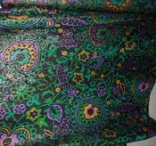 Haute couture pure silk jacquard print with lurex - $149/yd