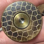 Dark Caro, Brass Stem Cap — Blaze Bicycles