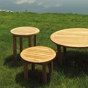 Canterbury Tall Round Side Table 20"