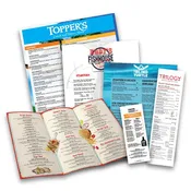 Custom Restaurant Menu Sample Pack