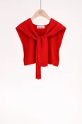 Red Mock Sweater Wrap