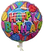 Birthday Hats & Presents Balloon