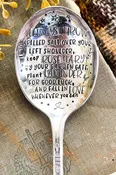 Practical Magic Quote Vintage Stamped Spoon