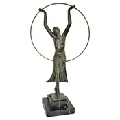 Charles Art Deco Sculpture Hoop Dancer - LU913637567462 — ARTISAN LAMP
