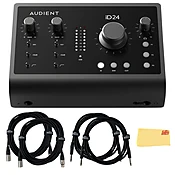 Audient iD24 USB-C Audio Interface w/ 2 Instrument Cables
