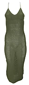 Acacia Zola Crochet Dress in Loden