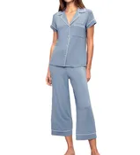 Eberjey Gisele TENCEL™ Modal Short Sleeve Cropped PJ Set
