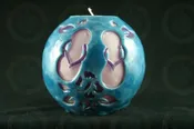 Blue Flip Flop Candle