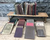 1866-1938 Book Lot, History German Latin Literature Music Religious Textbooks D