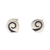 1/4" Hopi Post Single Stud Earring - Water