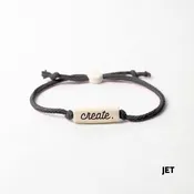 Minimalist Clay Bracelets on Fine Weave