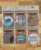ASSORTED CAR COASTERS