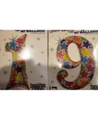 2 OVERSIZED 40" MYLAR BALLOONS...(MB)