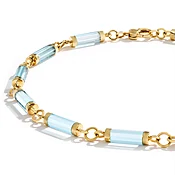 Element | Oversized Element Chain | Sky Blue Topaz, Yellow Gold