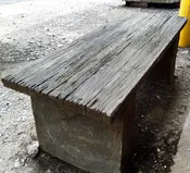 Concrete Bench Mold - Barn Wood Plank