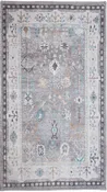 GLN Rugs Idyma - Machine Washable Area Rug - Cream/Gray Home Rug
