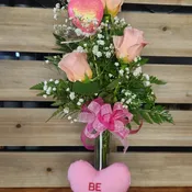 3 rose "Be Mine" arrangement