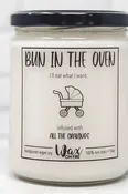 Bun in the Oven Candle