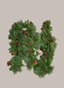 111" Woodland Pine Garland with Pinecones – 195 Tips & 35 Cones